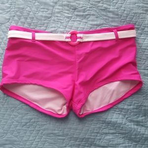 Hot pink bathing suit bottoms